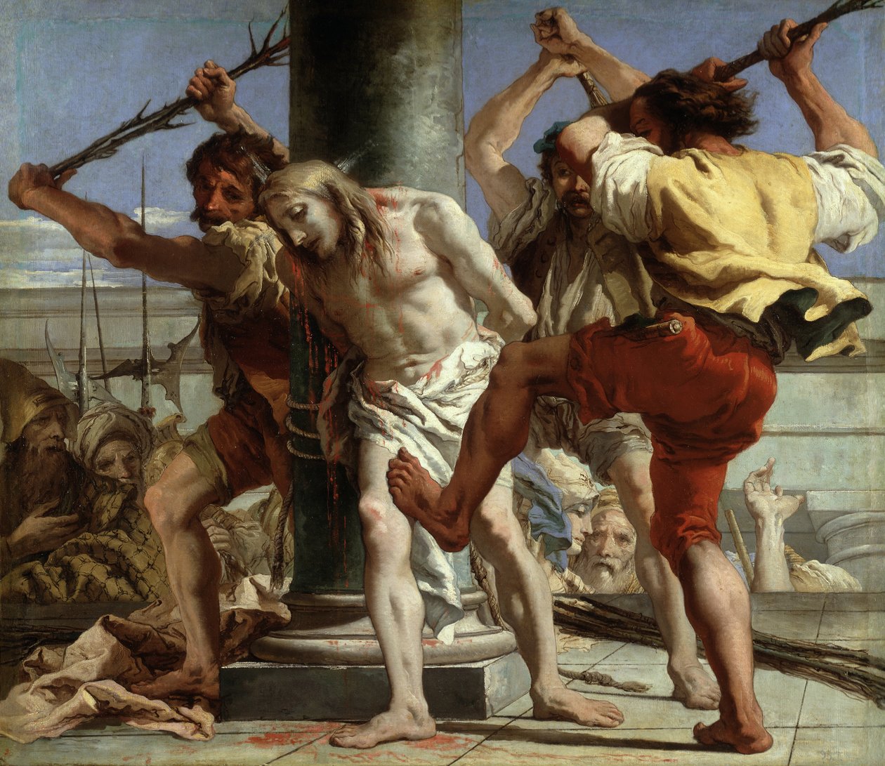 Cristo alla colonna da Giovanni Domenico Tiepolo