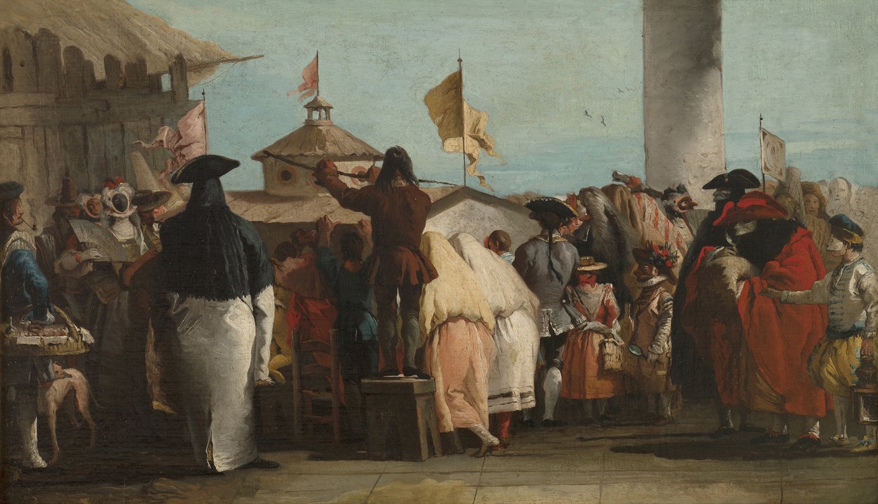 Mondo Novo, ca 1764-1765 da Giovanni Domenico Tiepolo
