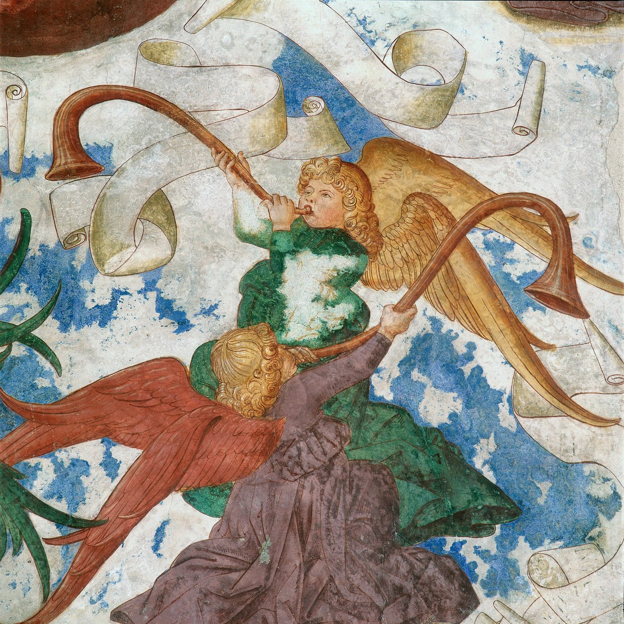 Angeli musicanti, (dettaglio) dal Giudizio Universale da Gianfrancesco da Tolmezzo