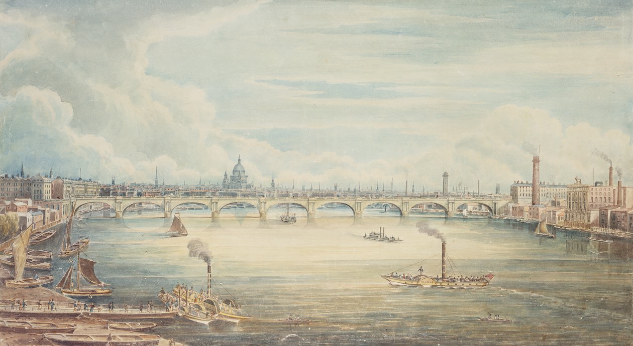 Da Hungerford Pier, 1837 da Gideon Yates