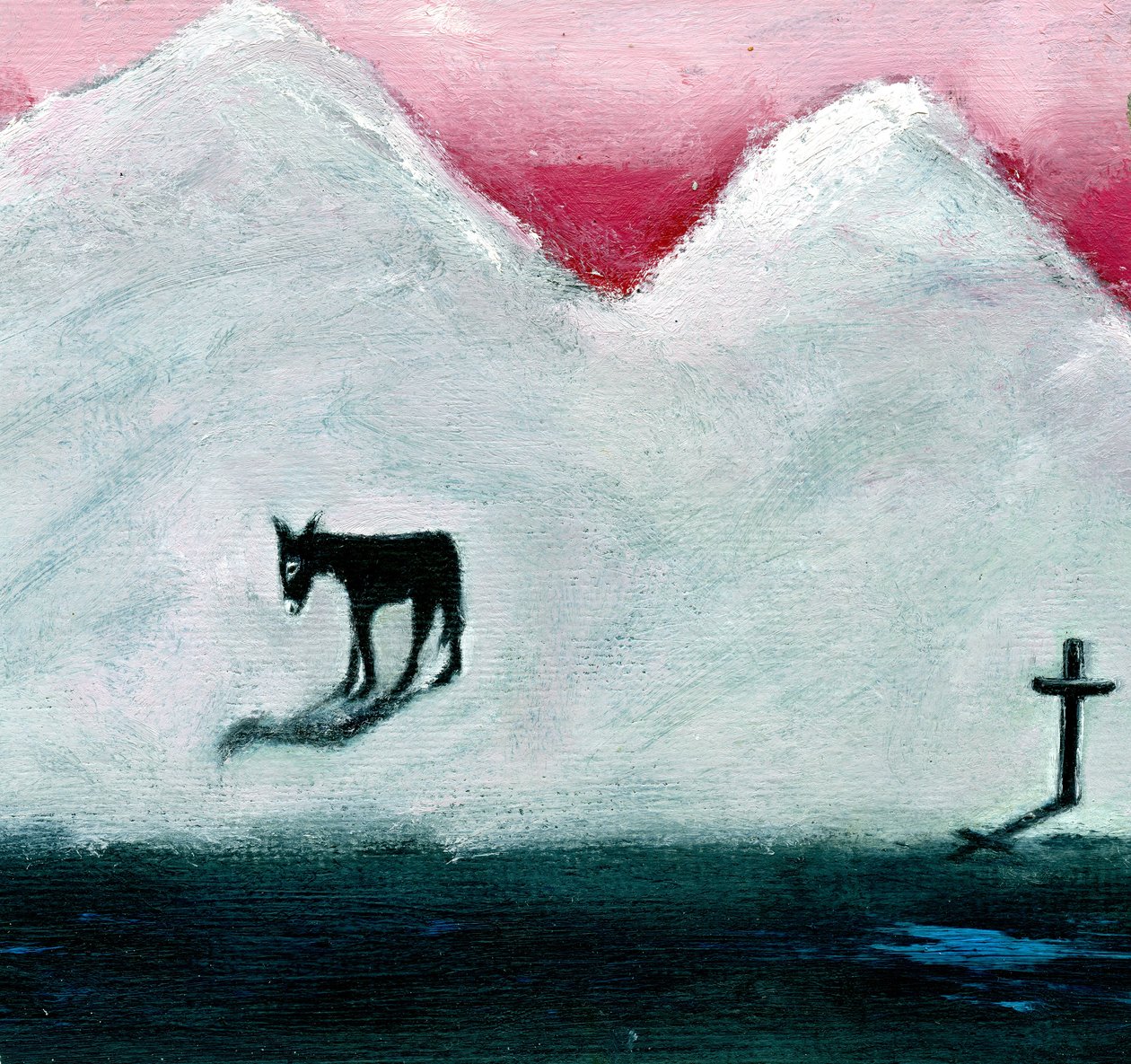 Asino e croce, 2003 da Gigi Sudbury