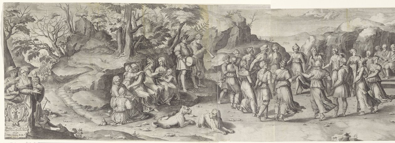 Matrimonio di Isacco e Rebecca da Gijsbert Van Veen