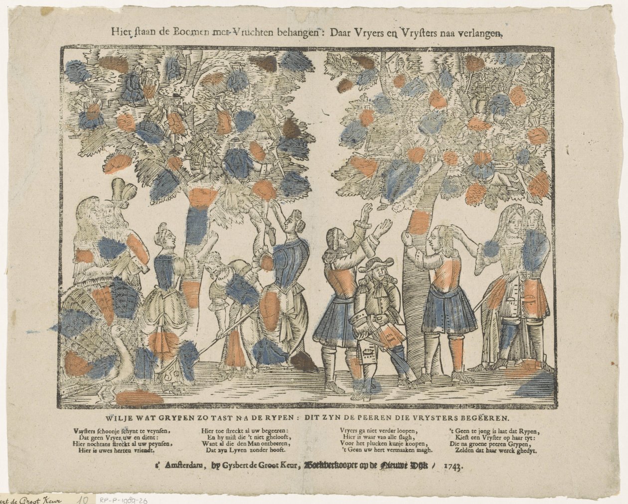 Qui gli alberi sono carichi di frutti: Là corteggiatori e corteggiatrici a volontà da Gijsbert de Groot Keur