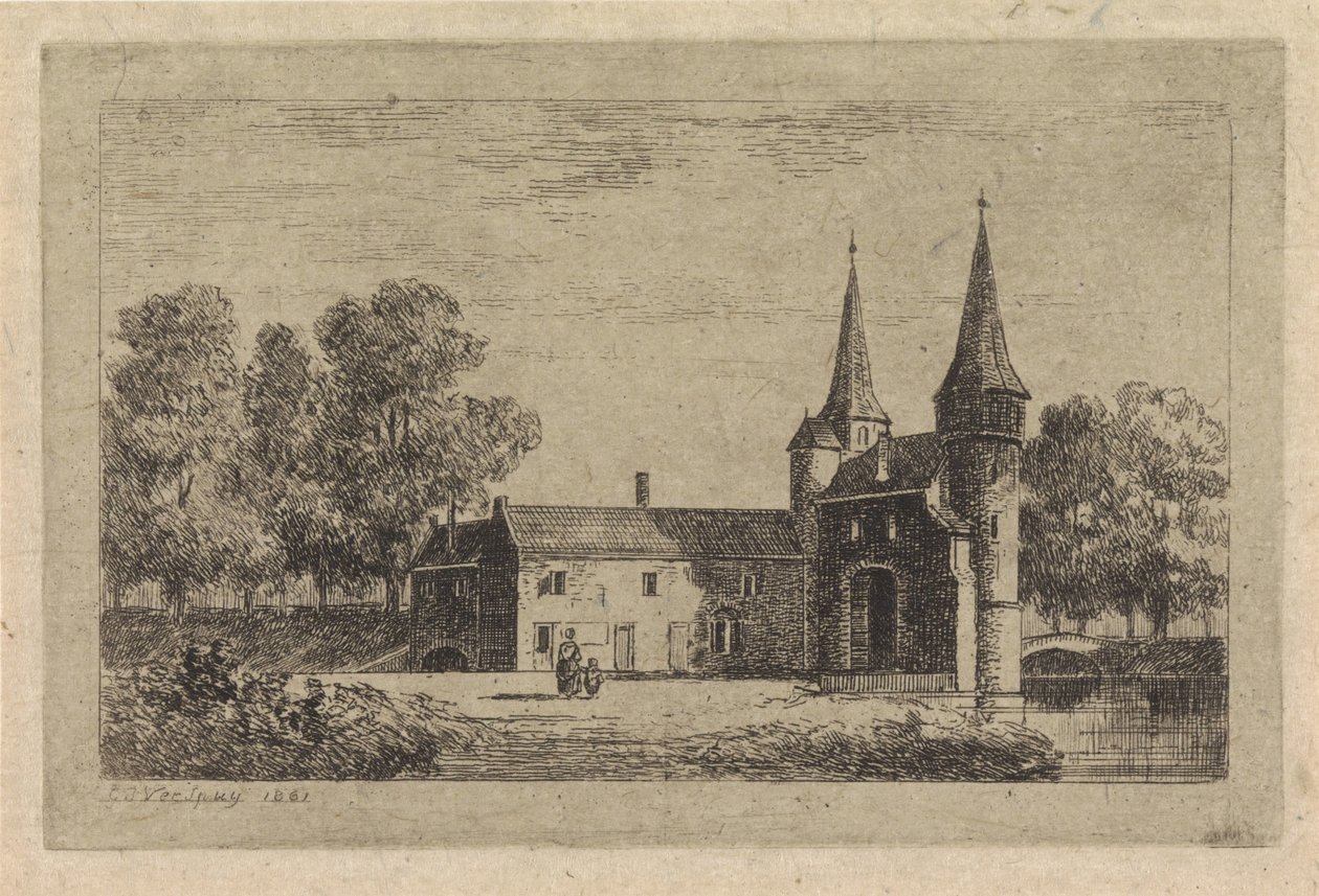 Porta Orientale a Delft da Gijsbertus Johannes Verspuy