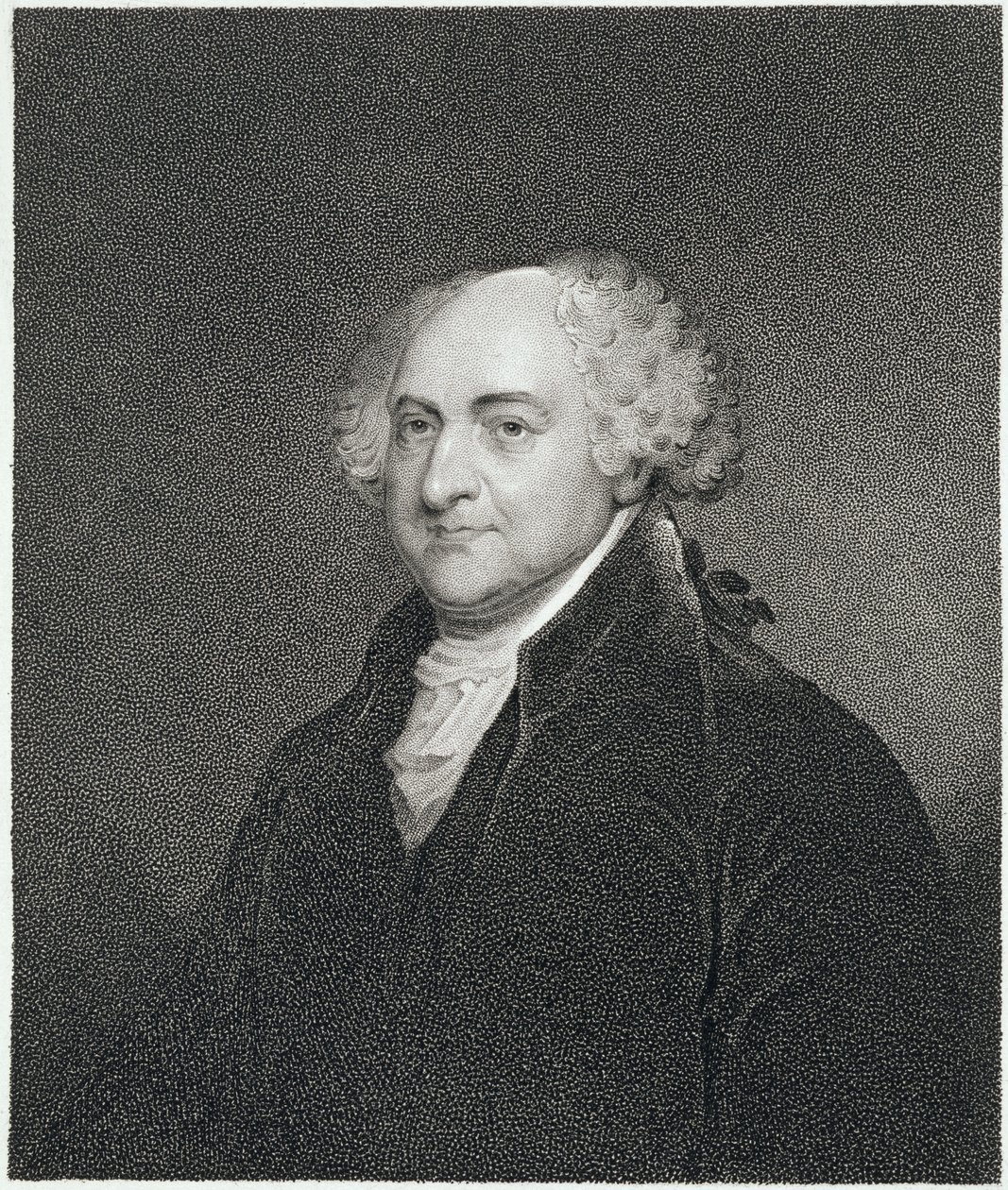 John Adams, inciso da James Barton Longacre (1794-1869) da Gilbert Stuart
