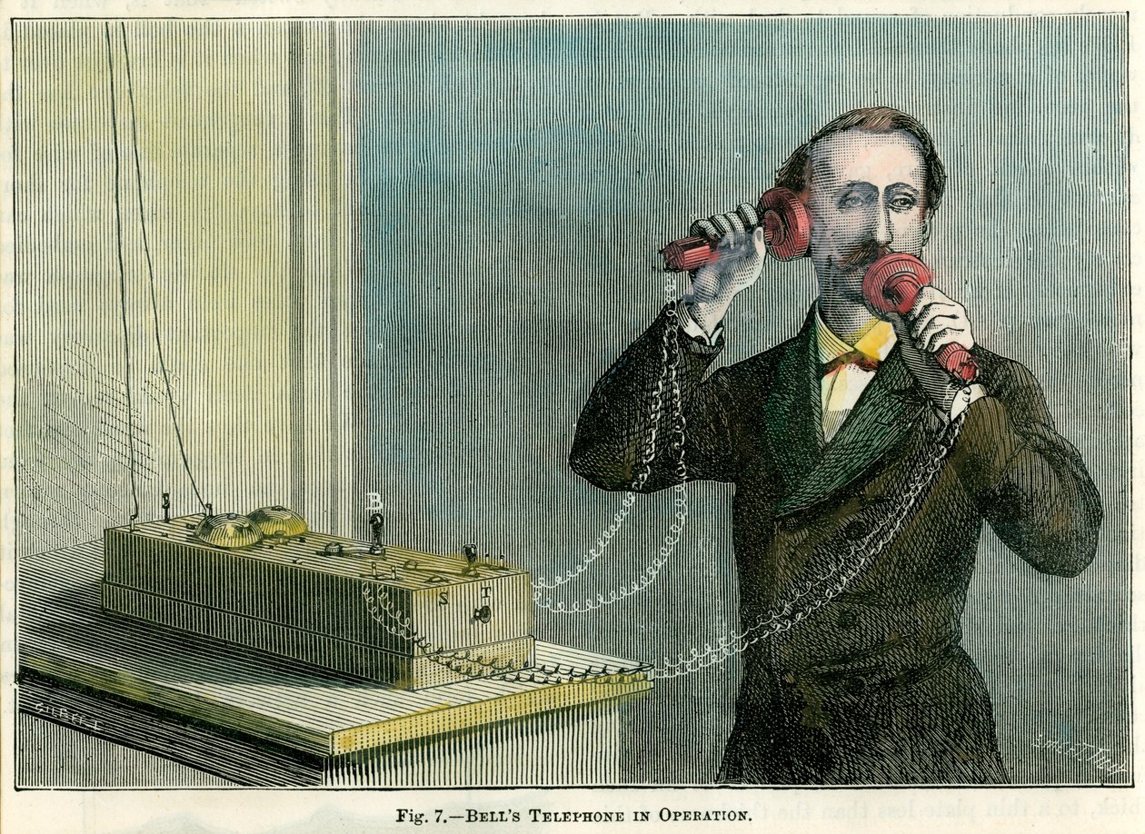 Il telefono di Bell in funzione da Gilbert