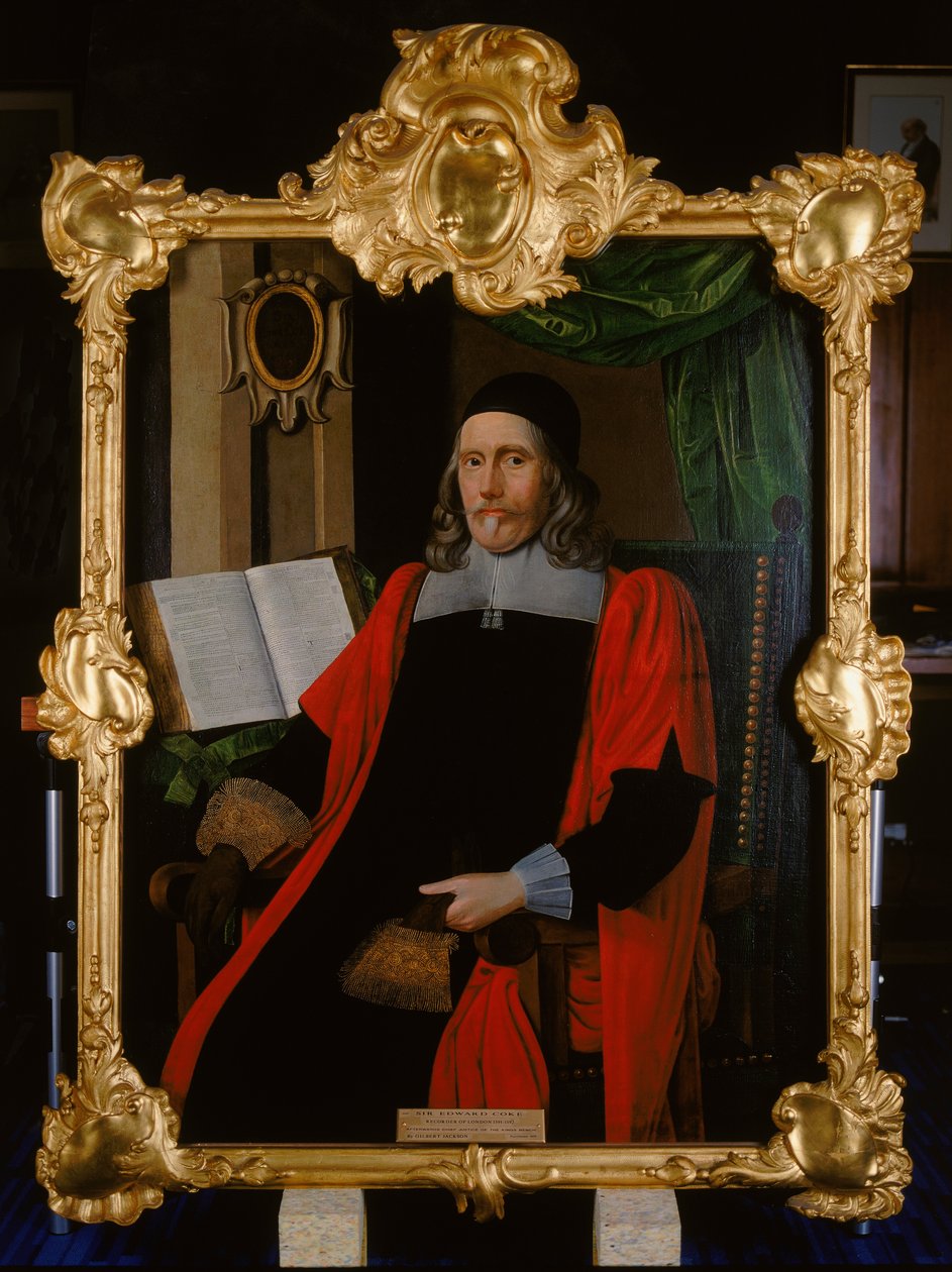Sir Edward Coke, Recorder di Londra da Gilbert Jackson