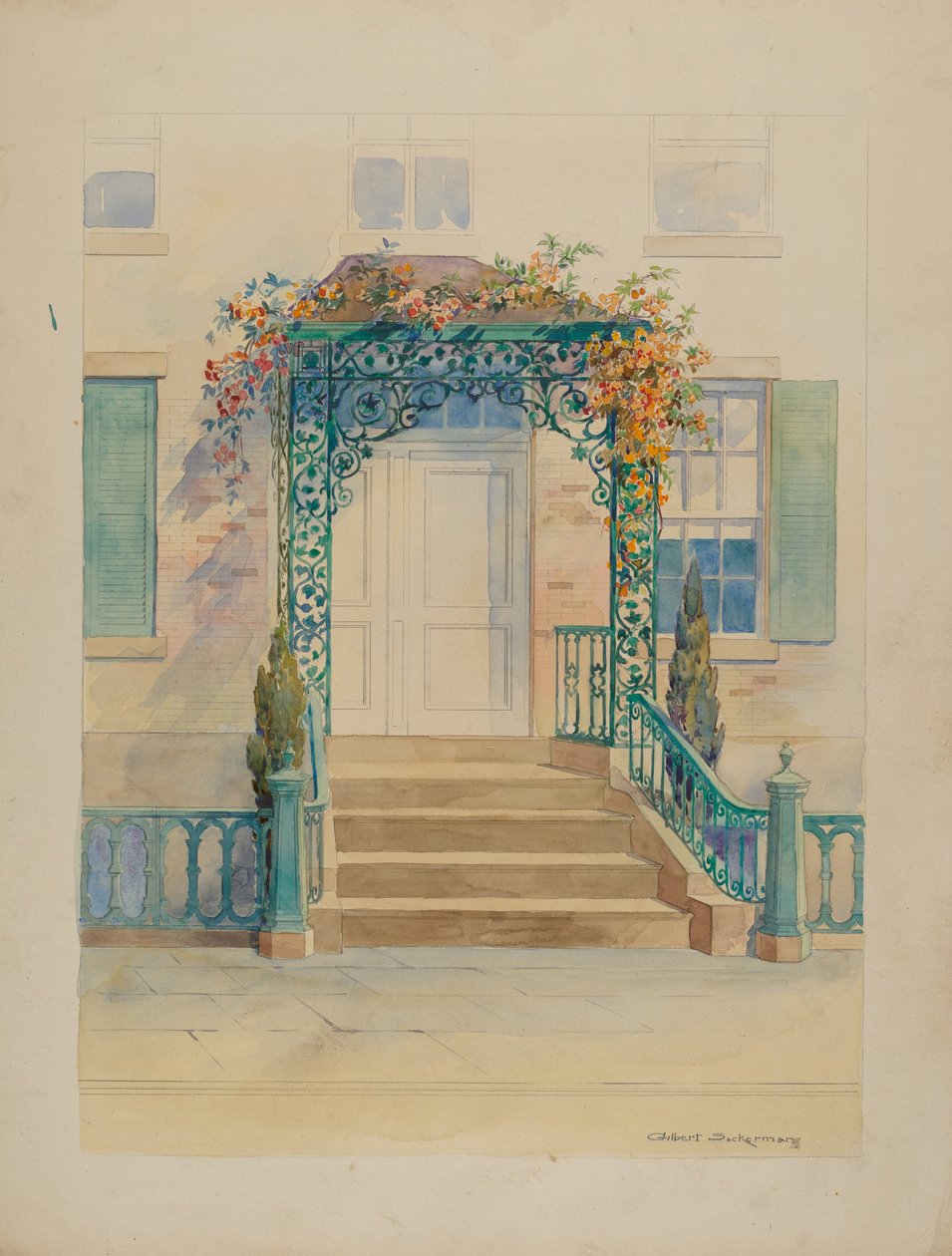 Ferro ornamentale, c. 1936 da Gilbert Sackerman