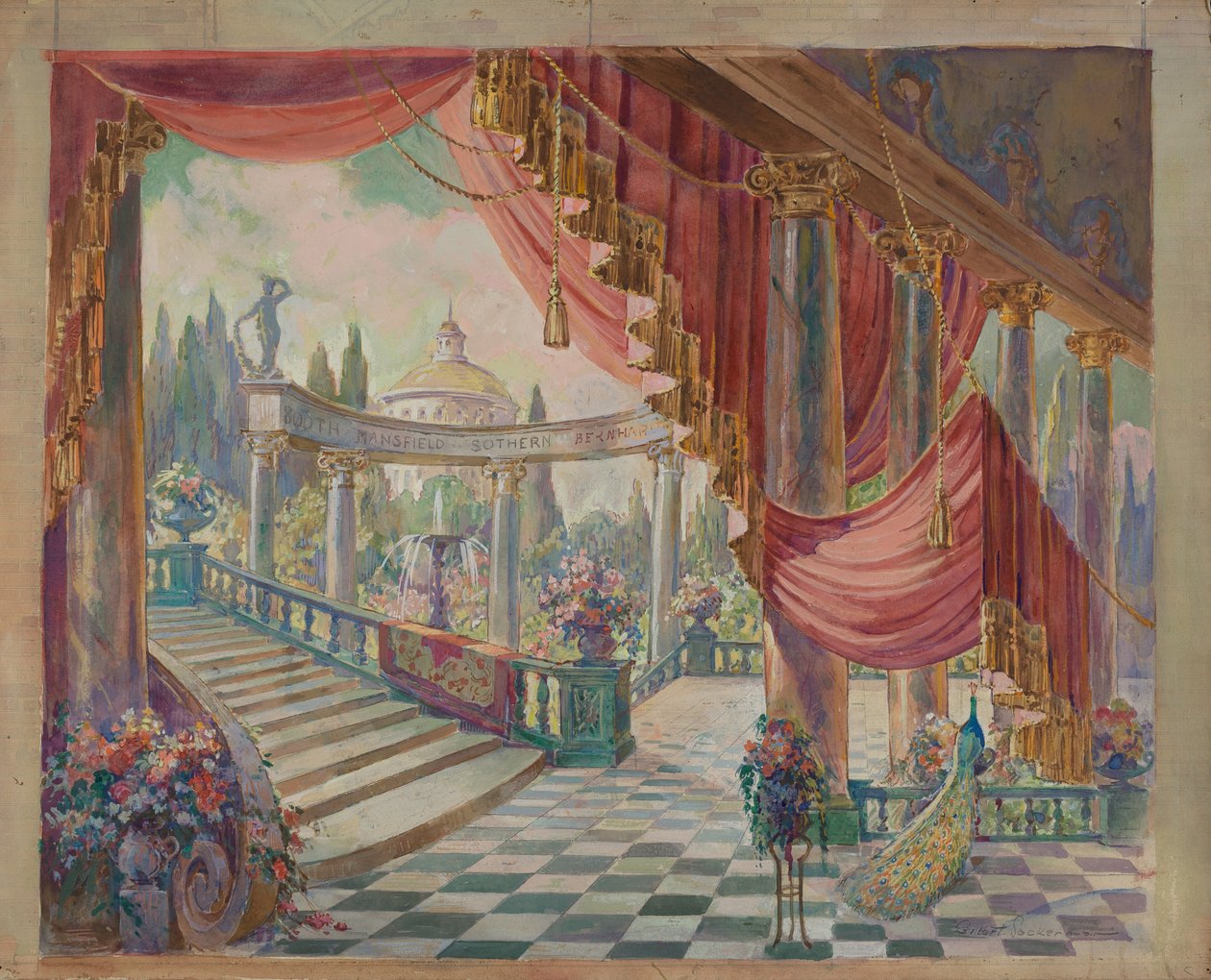 Scenografia da Gilbert Sackerman