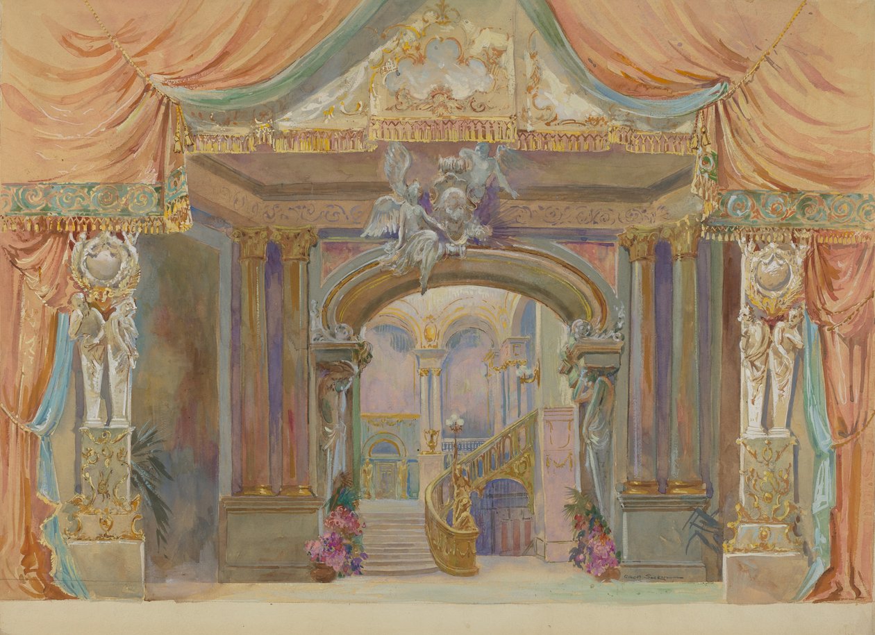 Scenografia, c. 1938 da Gilbert Sackerman