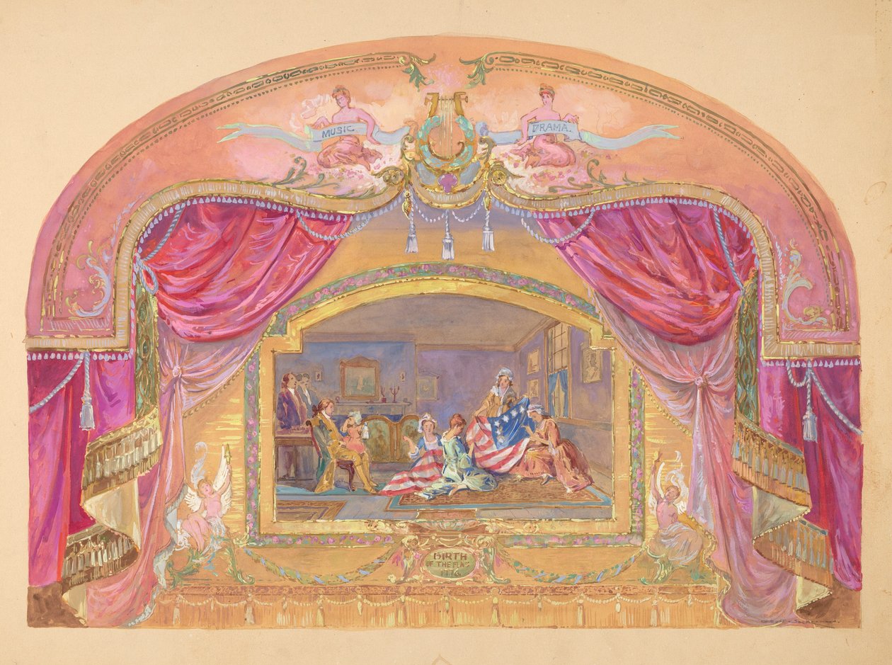 Pittura teatrale, 1935-1942 da Gilbert Sackerman