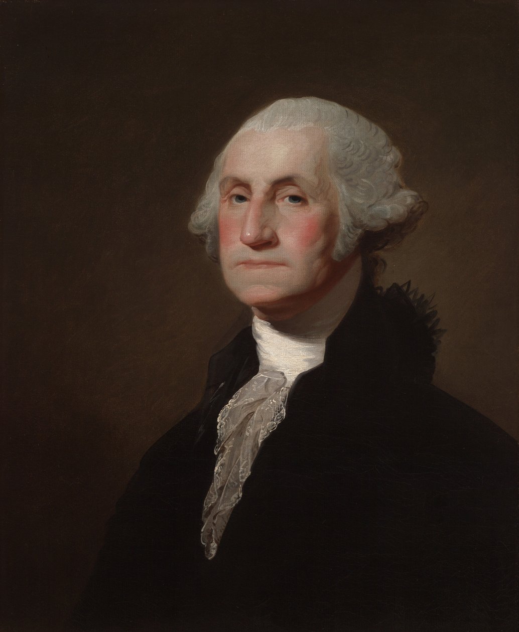 George Washington (1732-1799), dottore in giurisprudenza (LL.D.) nel 1781 da Gilbert Stuart