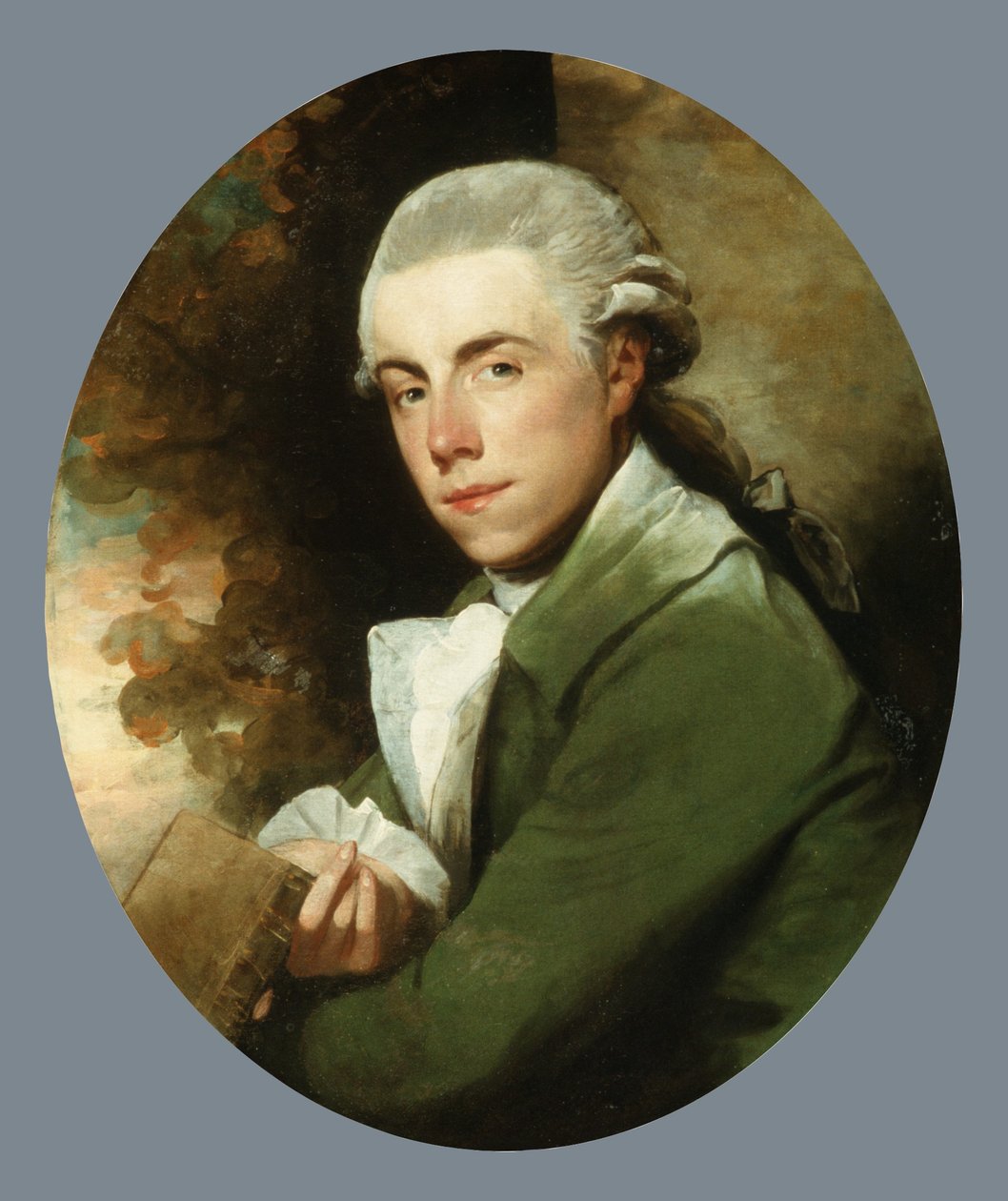 Uomo con cappotto verde da Gilbert Stuart