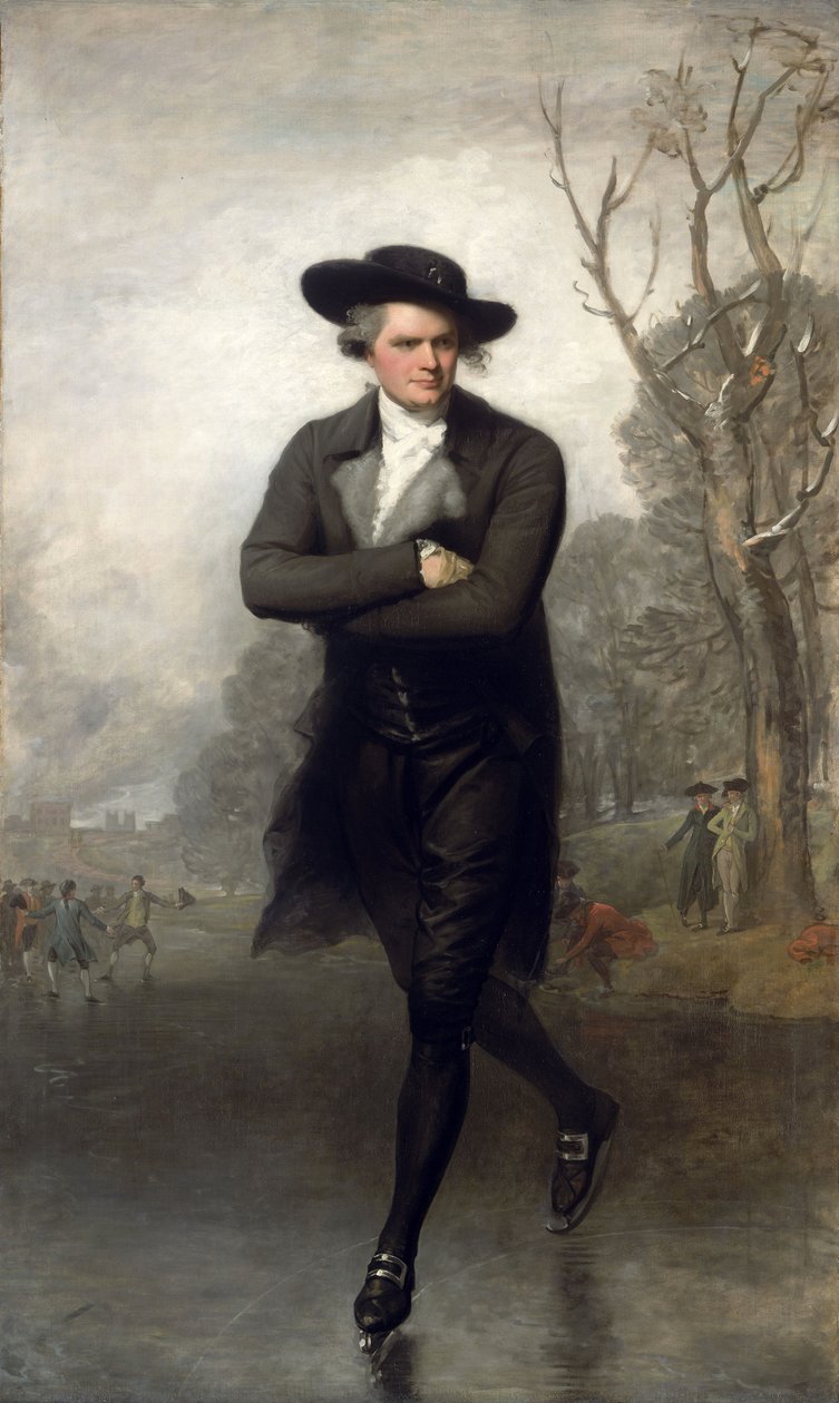 Il pattinatore (Ritratto di William Grant) da Gilbert Stuart