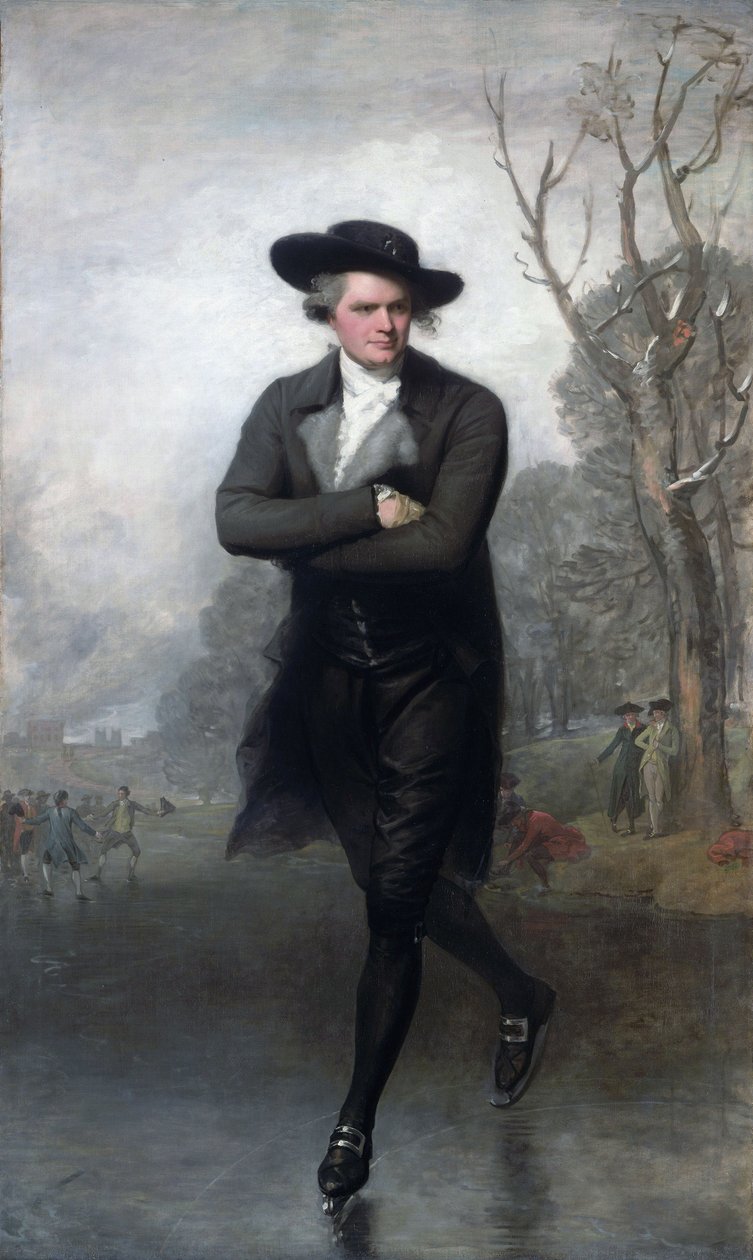 Il pattinatore (Ritratto di William Grant) da Gilbert Stuart
