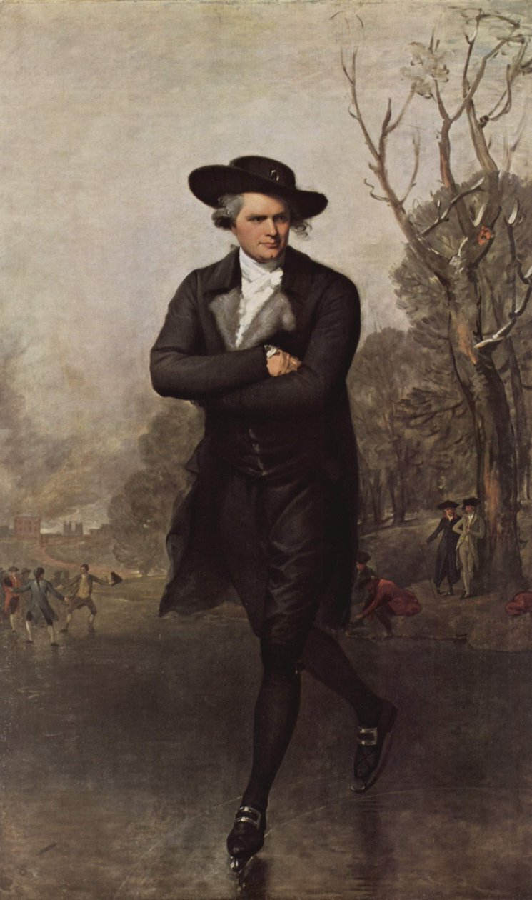 Il pattinatore (Ritratto di William Grant) da Gilbert Stuart