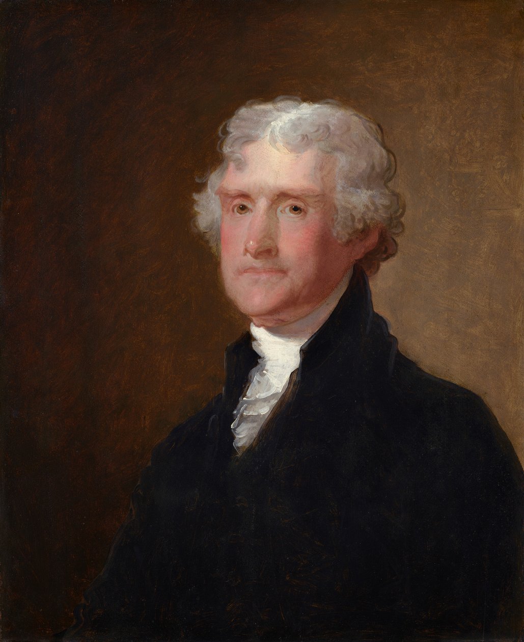 Thomas Jefferson da Gilbert Stuart