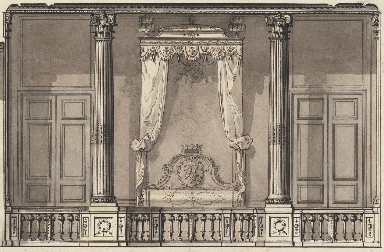 Alcova del letto per il Duca d