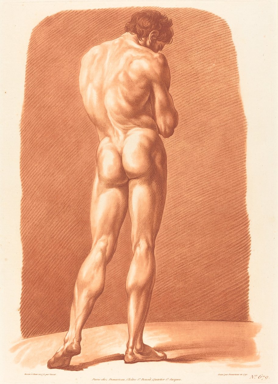 Accademia (679) da Gilles Antoine Demarteau after Jean Jacques François Le Barbier