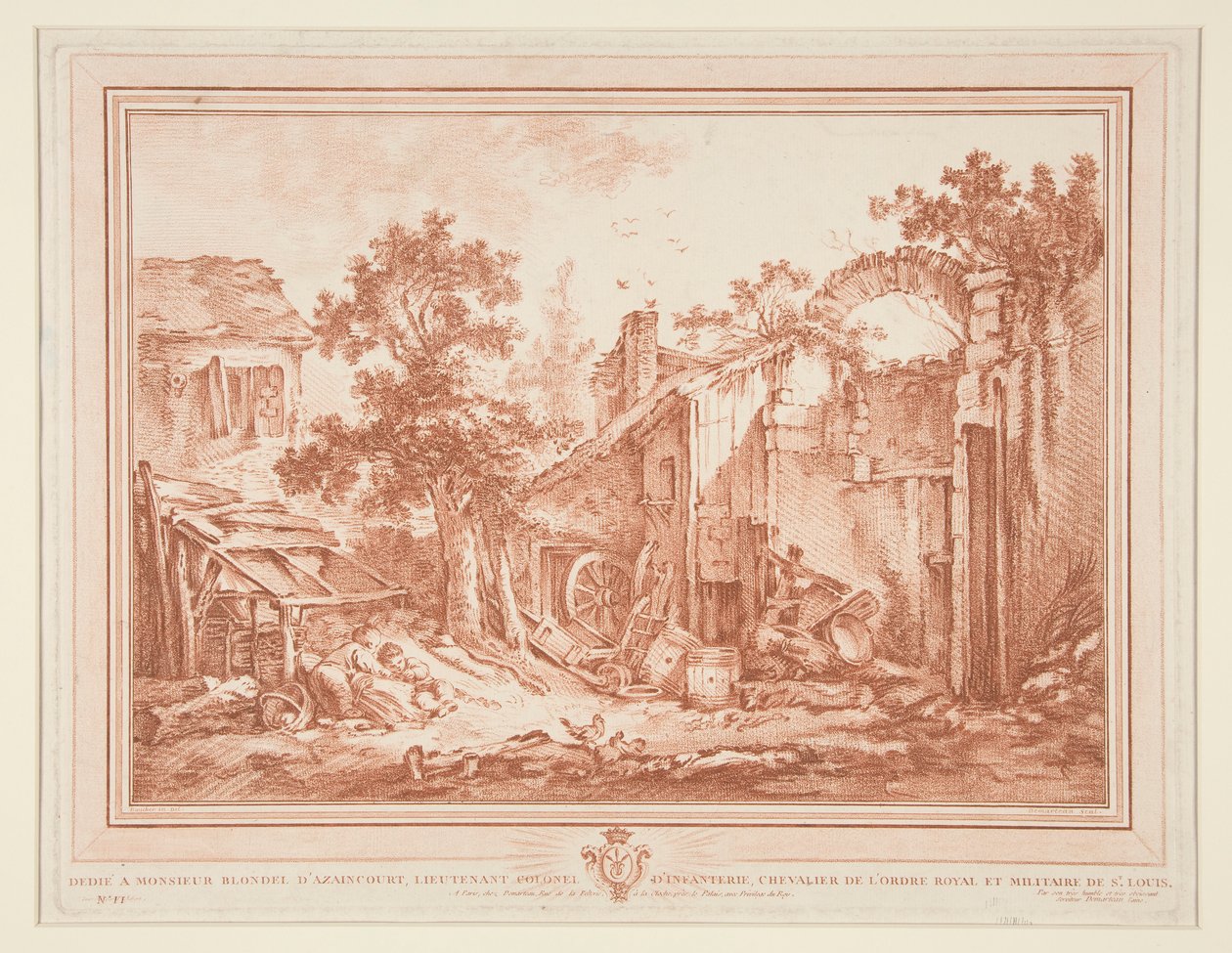Un cortile di fattoria da Gilles Demarteau