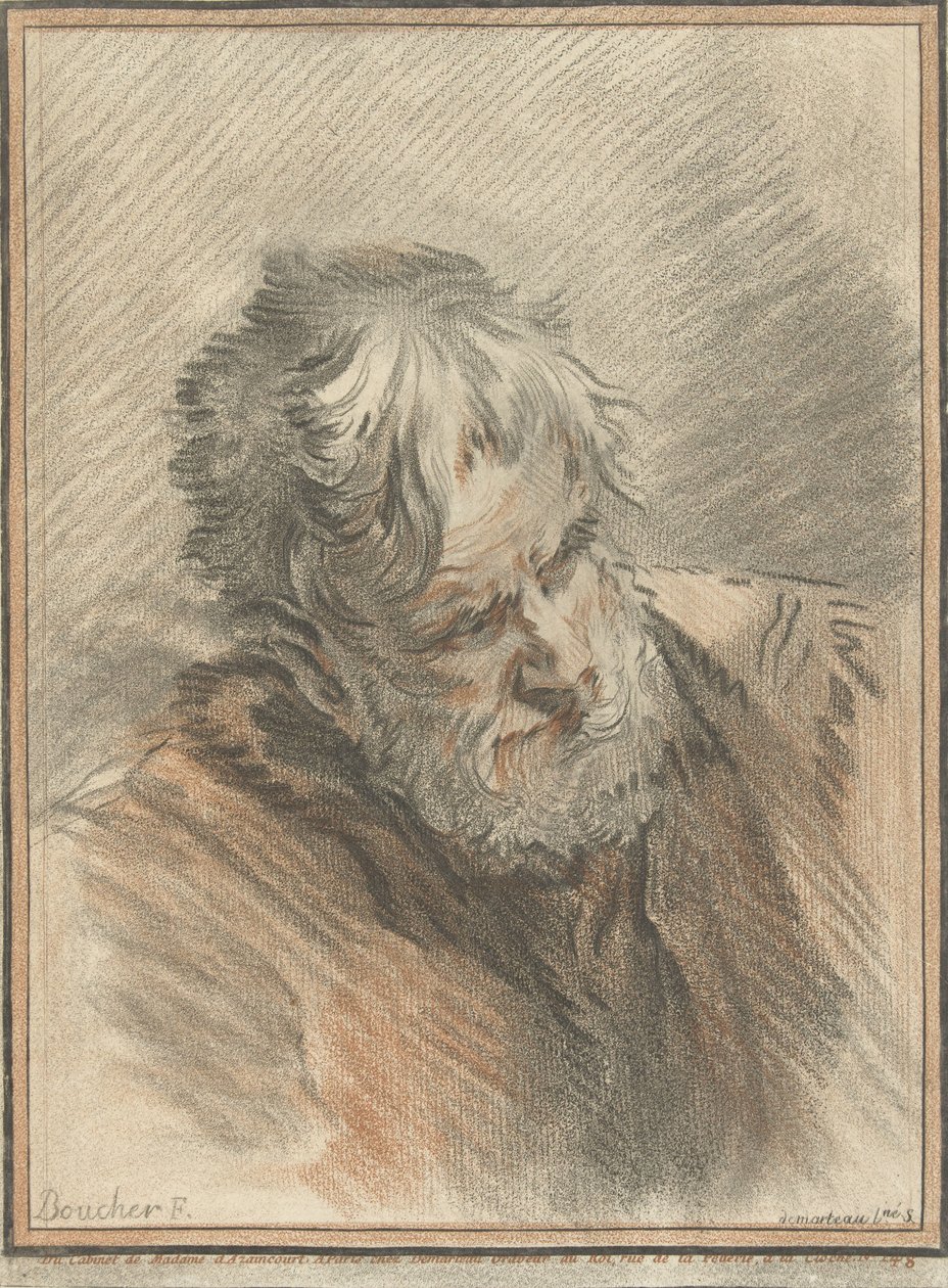Testa di un vecchio da Gilles Demarteau