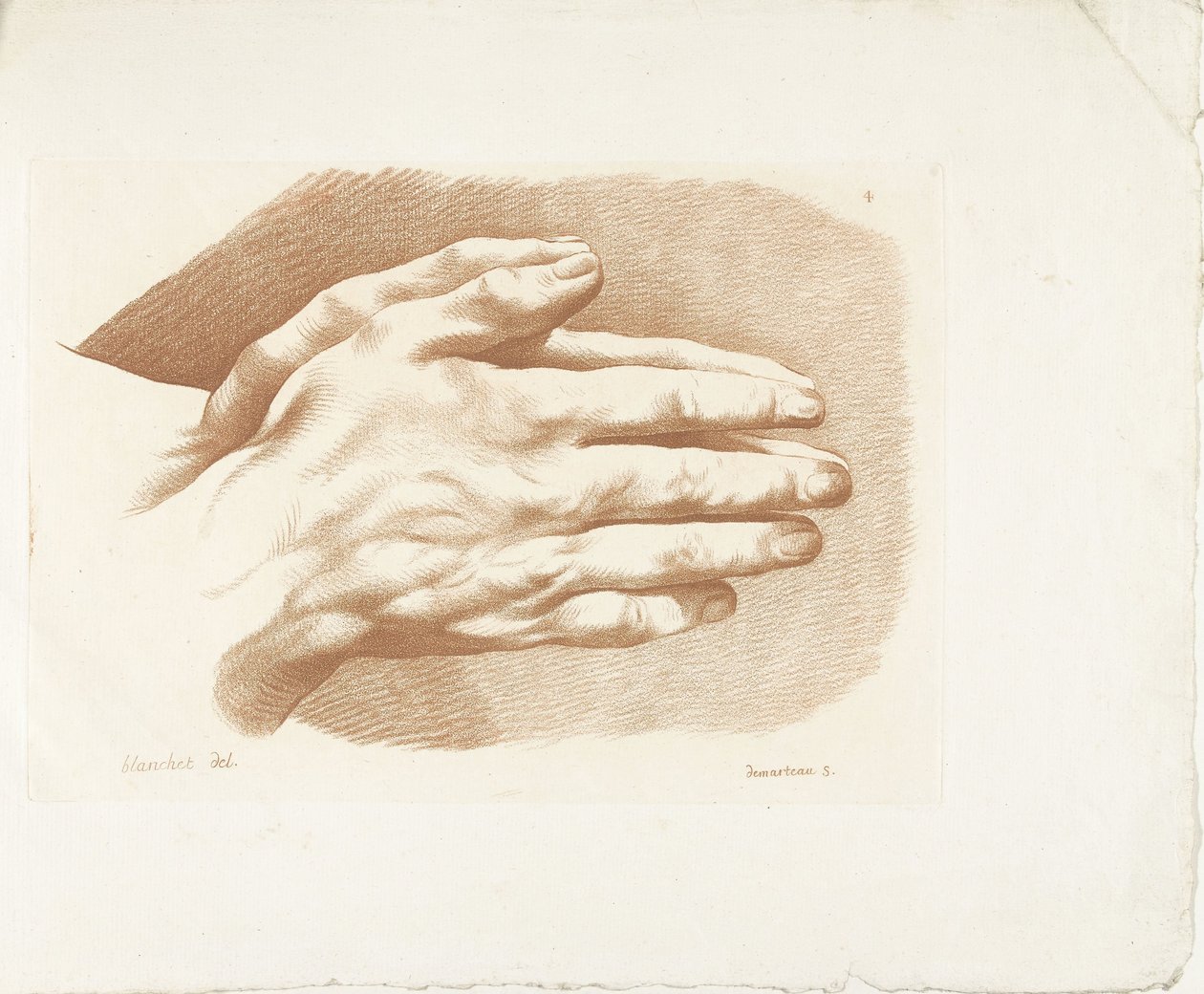 Studio di due mani da Gilles Demarteau