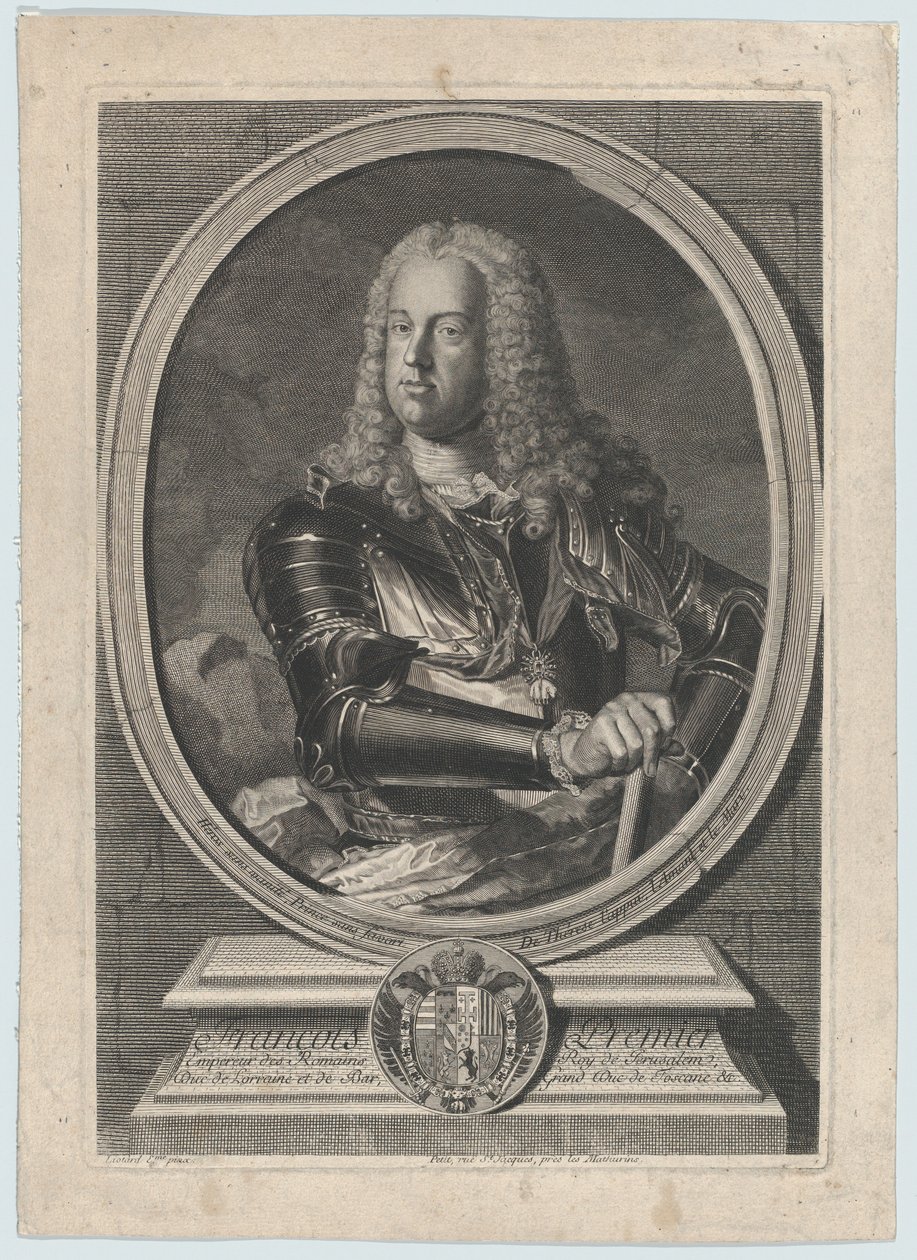 Ritratto di Francesco I da Gilles Jacques Petit