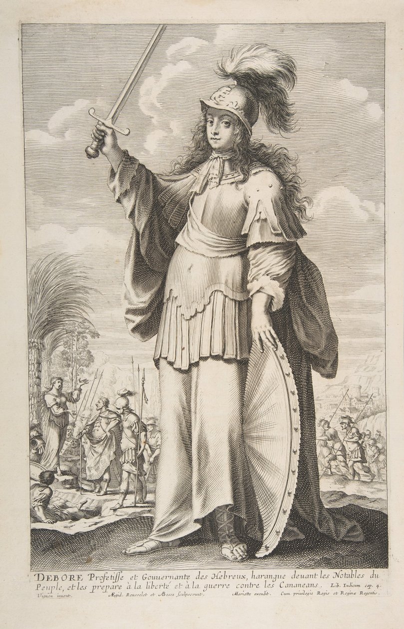Déborah, 1647 da Gilles Rousselet and Abraham Bosse