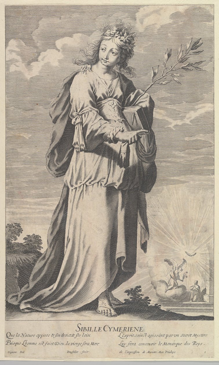Sibilla Cimmeria da Gilles Rousselet and Abraham Bosse
