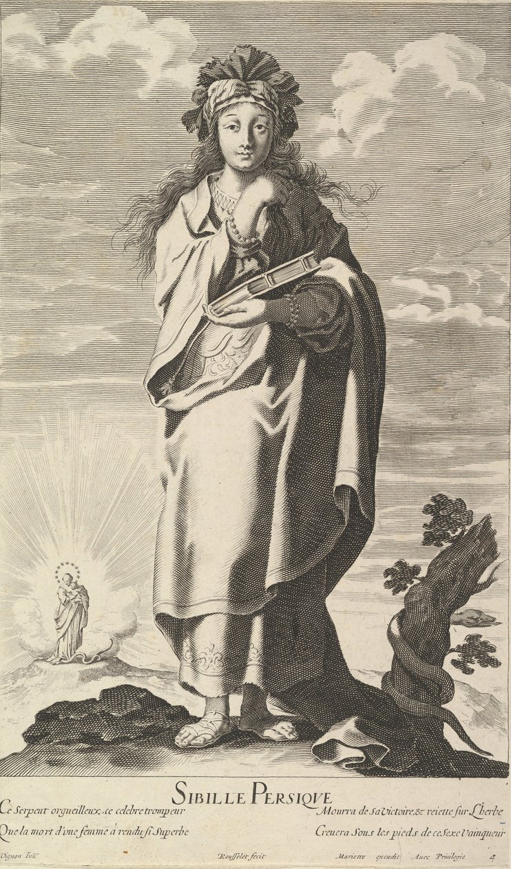 Sibilla Persica, ca. 1635 da Gilles Rousselet and Abraham Bosse