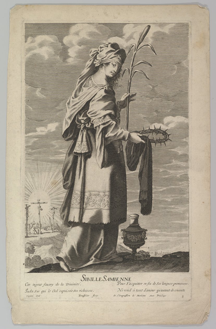 Sibilla Samia da Gilles Rousselet and Abraham Bosse