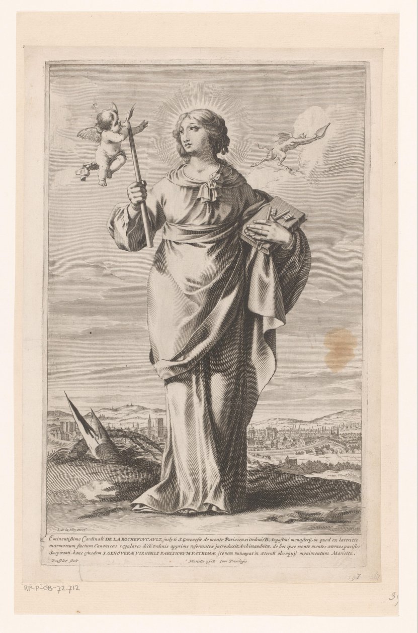 Santa Genoveffa di Parigi da Gilles Rousselet
