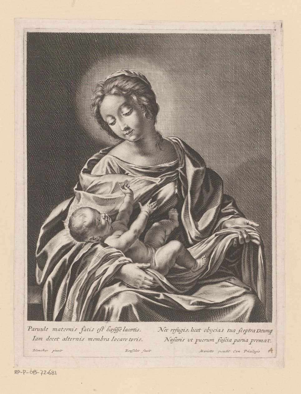 Maria con bambino da Gilles Rousselet