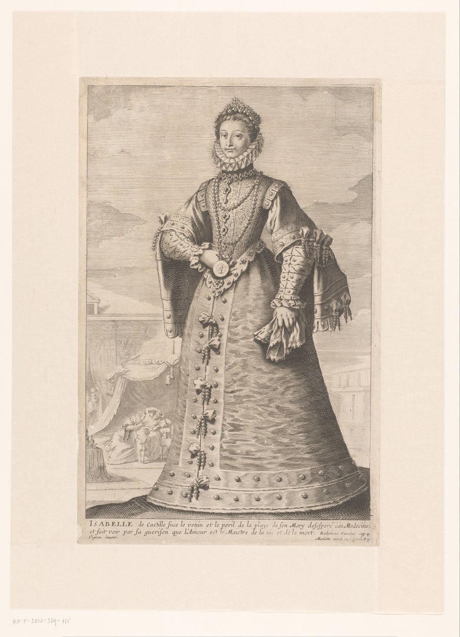 Ritratto di Isabella di Castiglia da Gilles Rousselet