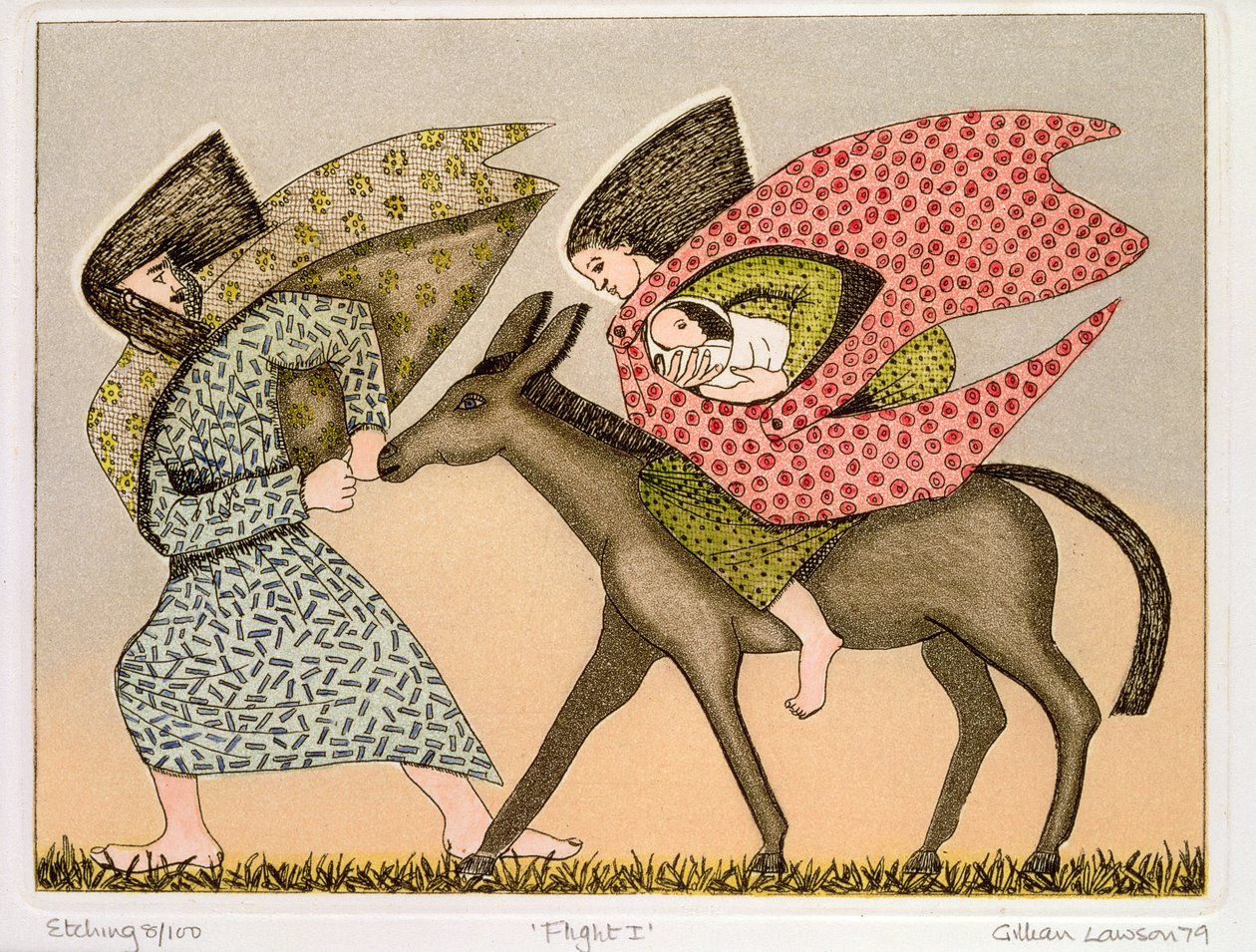 Fuga in Egitto I, 1979 da Gillian Lawson