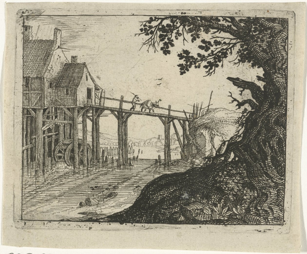 Paesaggio con mulino ad acqua da Gillis Peeters (I)