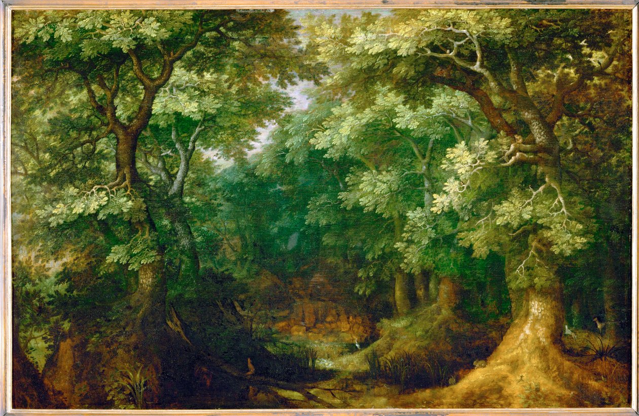 Paesaggio boscoso da Gillis van III Coninxloo