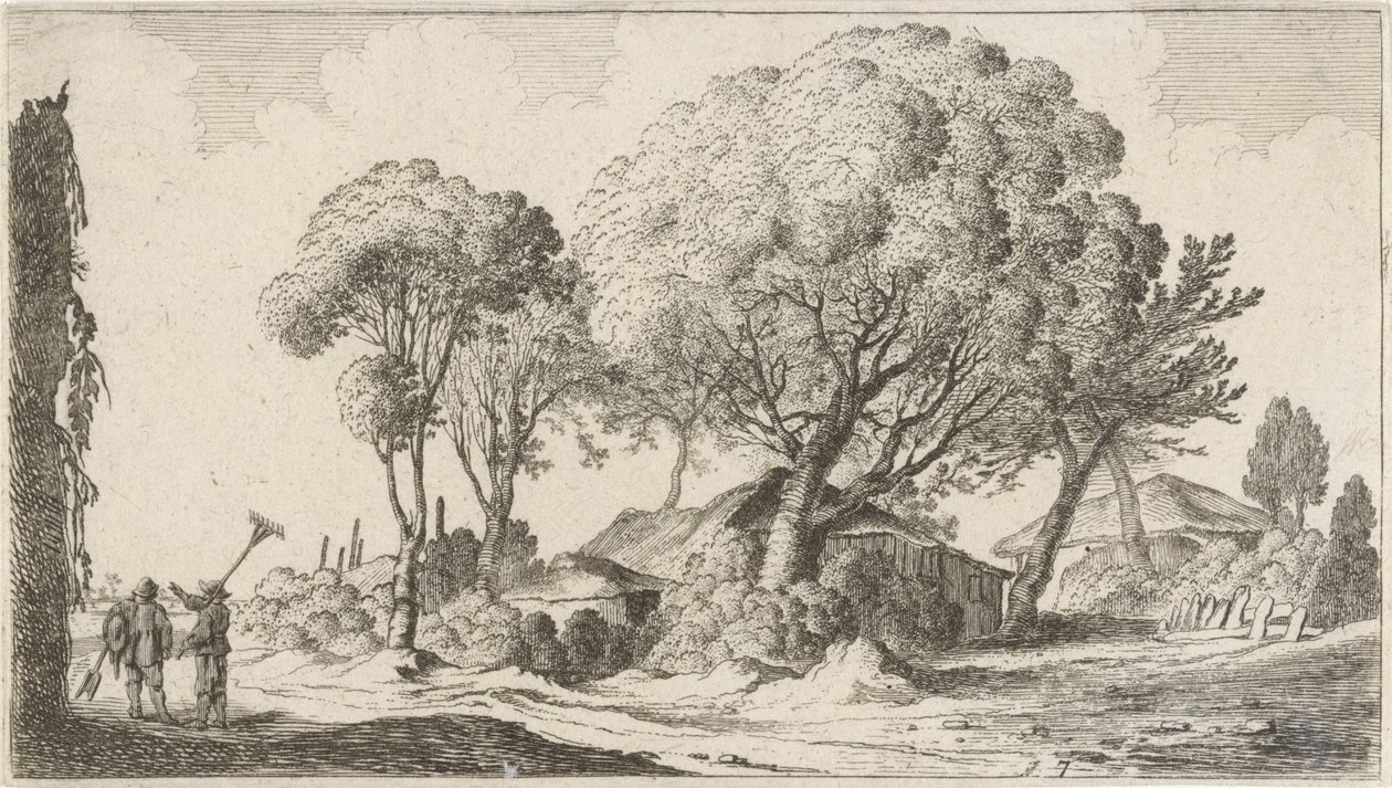 Fattorie tra gli alberi (dodici paesaggi) da Gillis van Scheyndel (I)