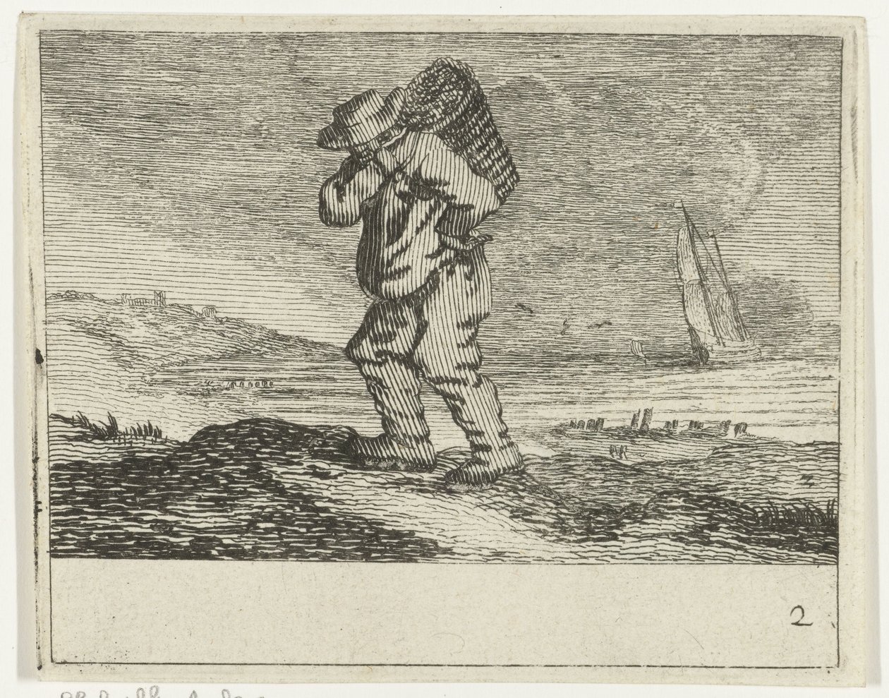 Paesaggio dunale con un pescatore da Gillis van Scheyndel (I)
