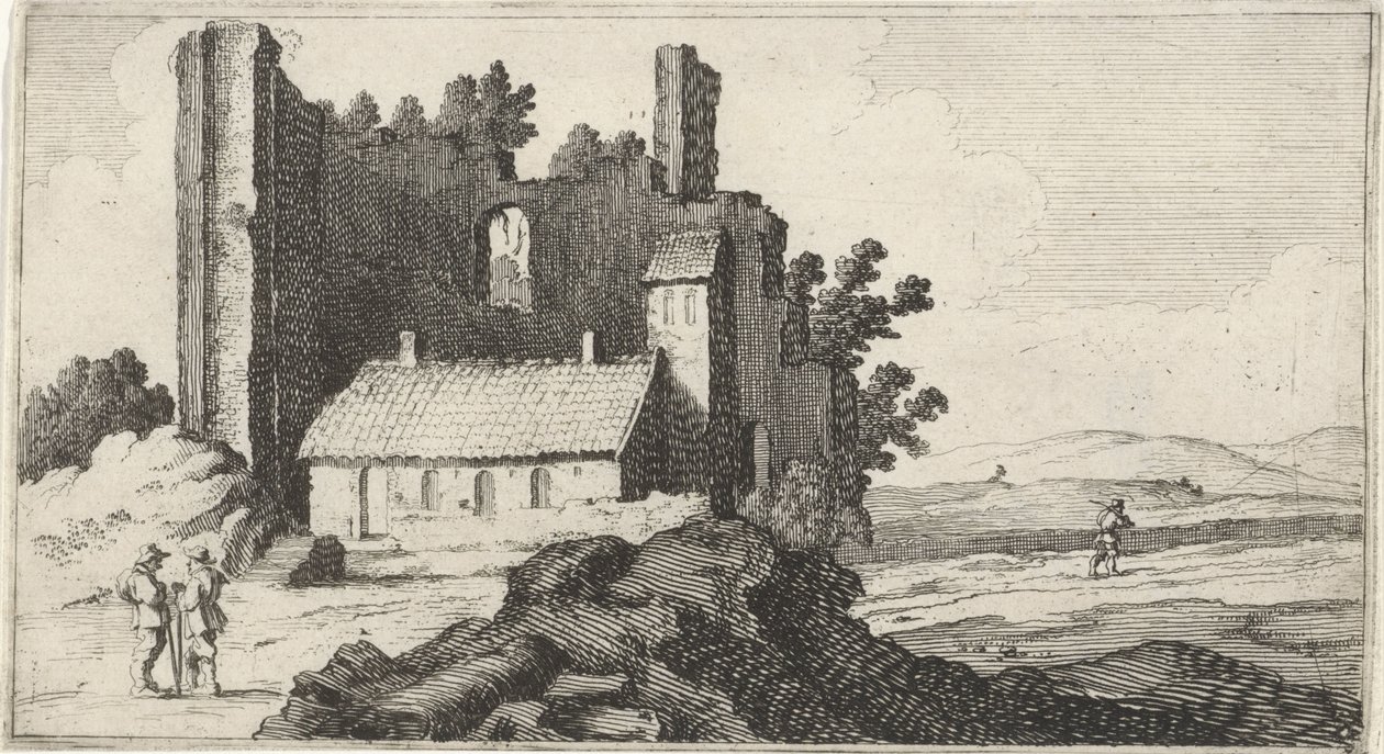 Cappella in una rovina (Dodici paesaggi) da Gillis van Scheyndel (I)