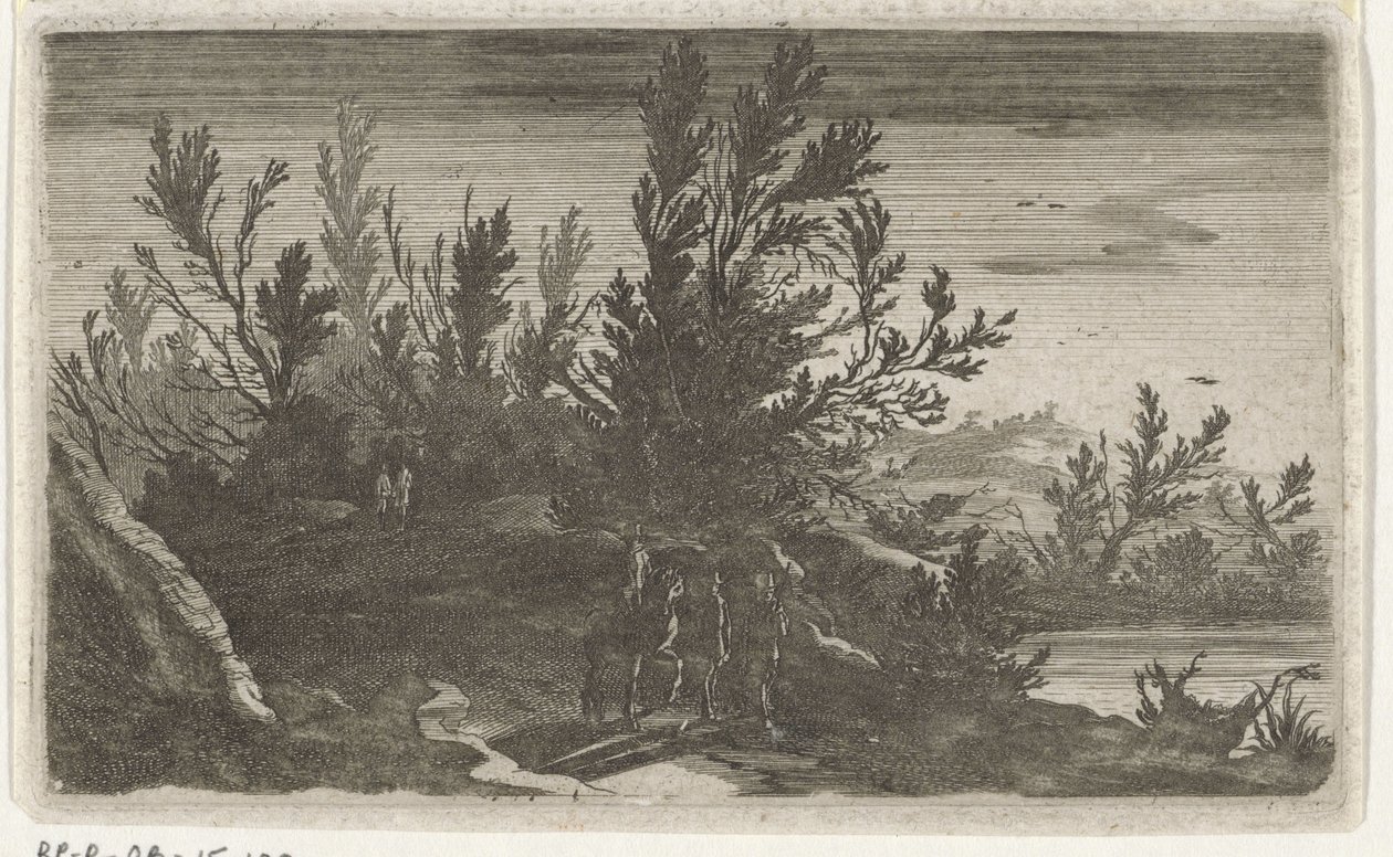 Paesaggio notturno (Zes landschappen) da Gillis van Scheyndel (I)