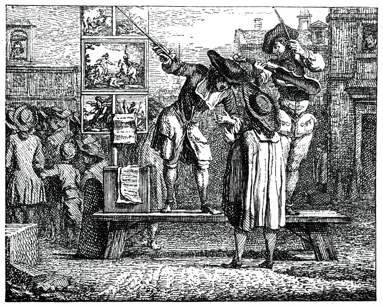 Parata della fiera, 1885 da Gillot