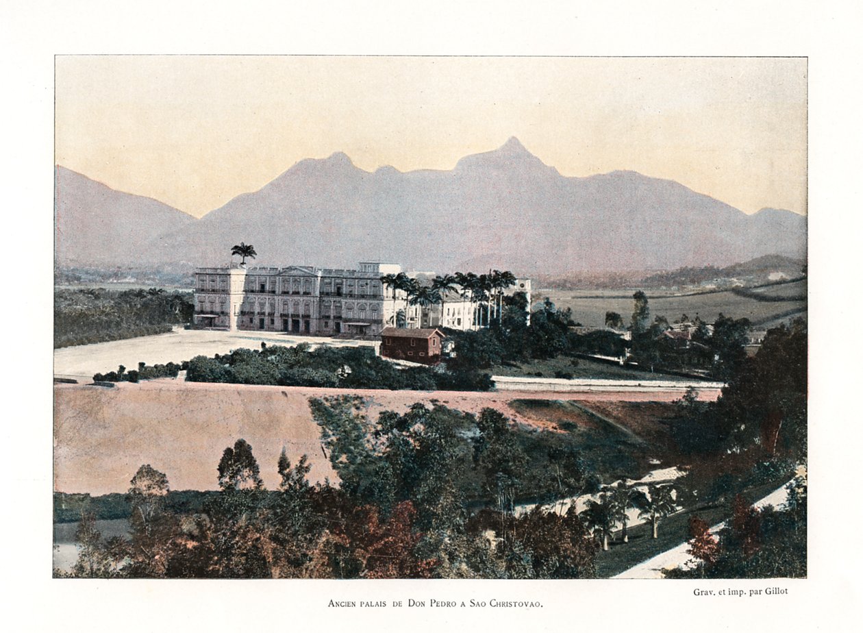 Palazzo di Don Pedro, Brasile, XIX secolo da Gillot