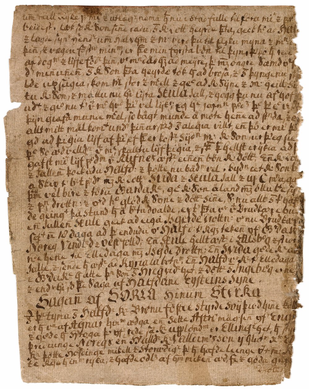 Sörla saga sterka F. 8v di Rask 32 da Gilwellian
