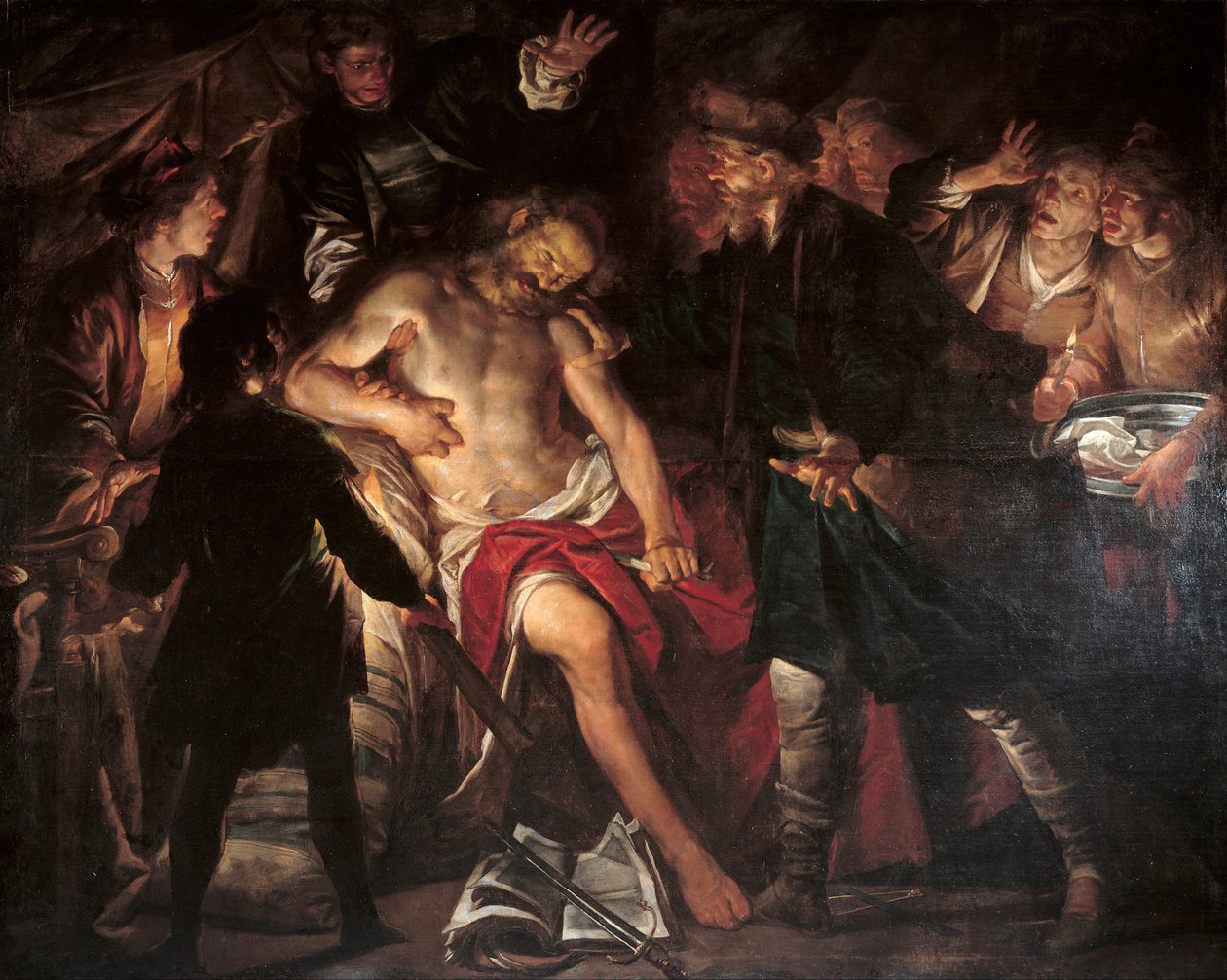 La morte di Catone, c. 1640 da Gioacchino Assereto