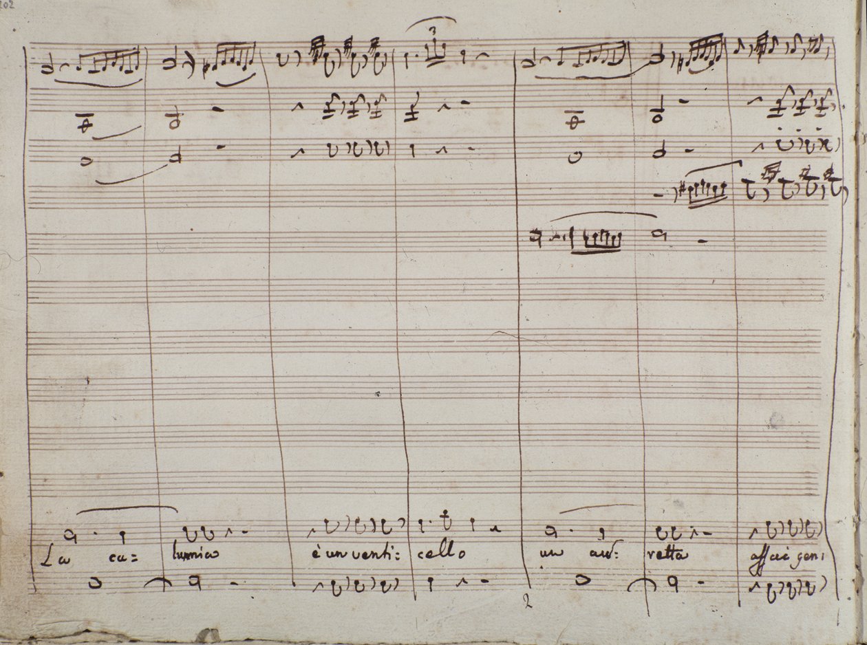 Partitura musicale per l