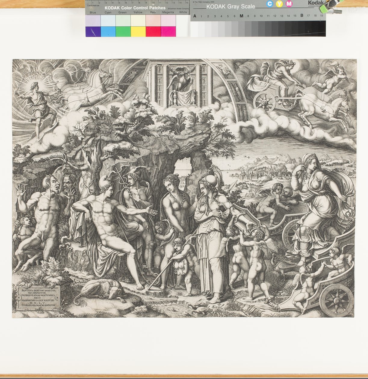 Il giudizio di Paride, 1555 da Giorgio Ghisi