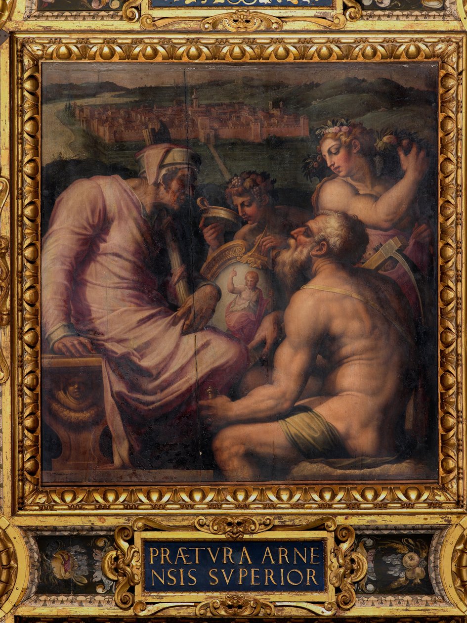 Allegoria di San Giovanni Valdarno da Giorgio Vasari