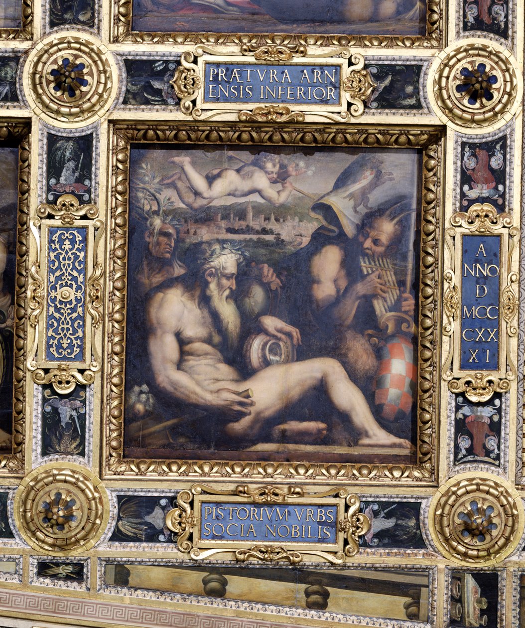 Allegoria della città di Pistoia dal soffitto del Salone dei Cinquecento, 1565 da Giorgio Vasari