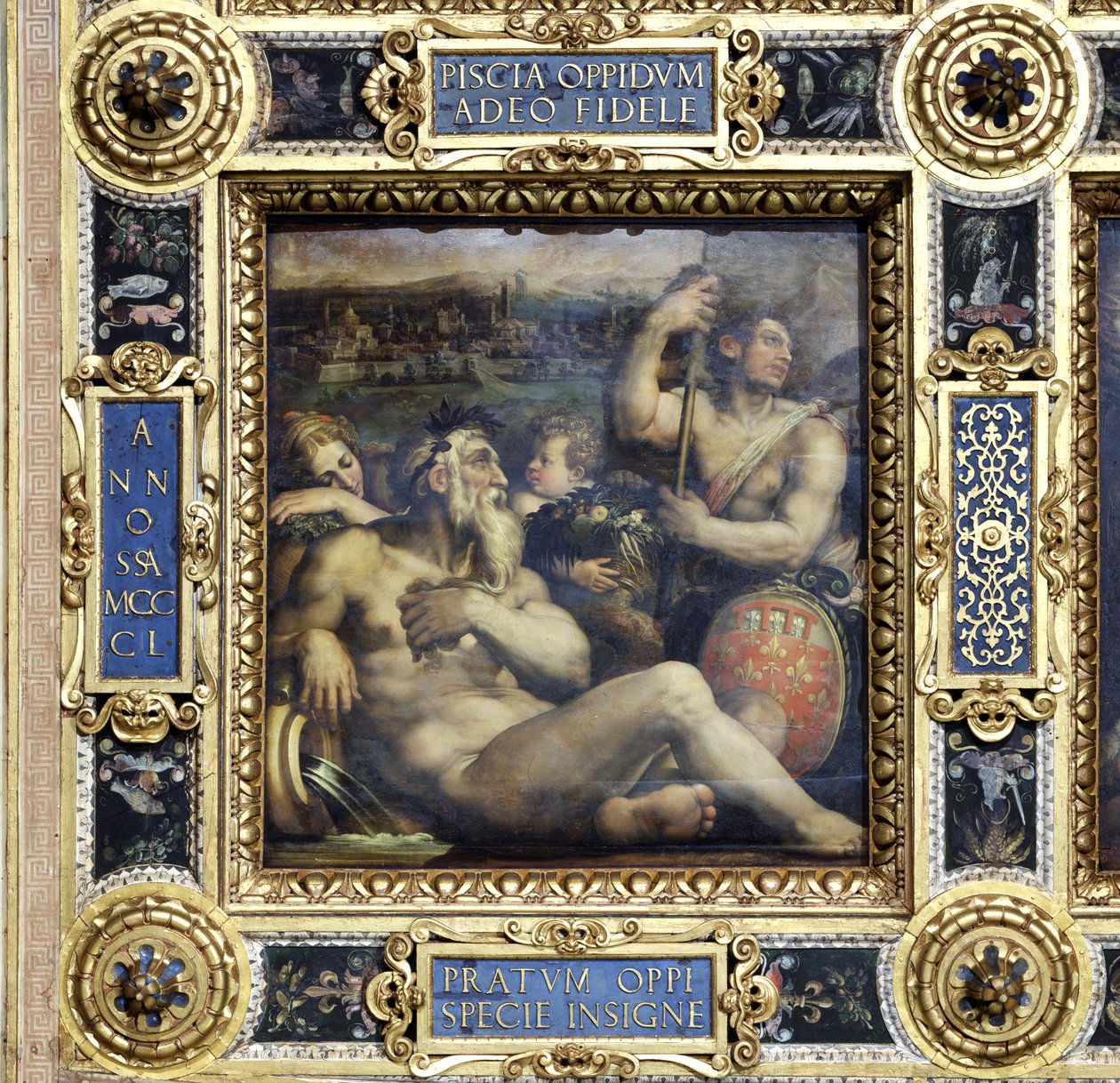 Allegoria della città di Prato dal soffitto del Salone dei Cinquecento, 1565 da Giorgio Vasari